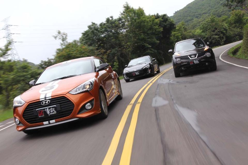 FUN肆集評 Hyundai Veloster Turbo vs. Nissan Juke Turbo vs. Toyota 86