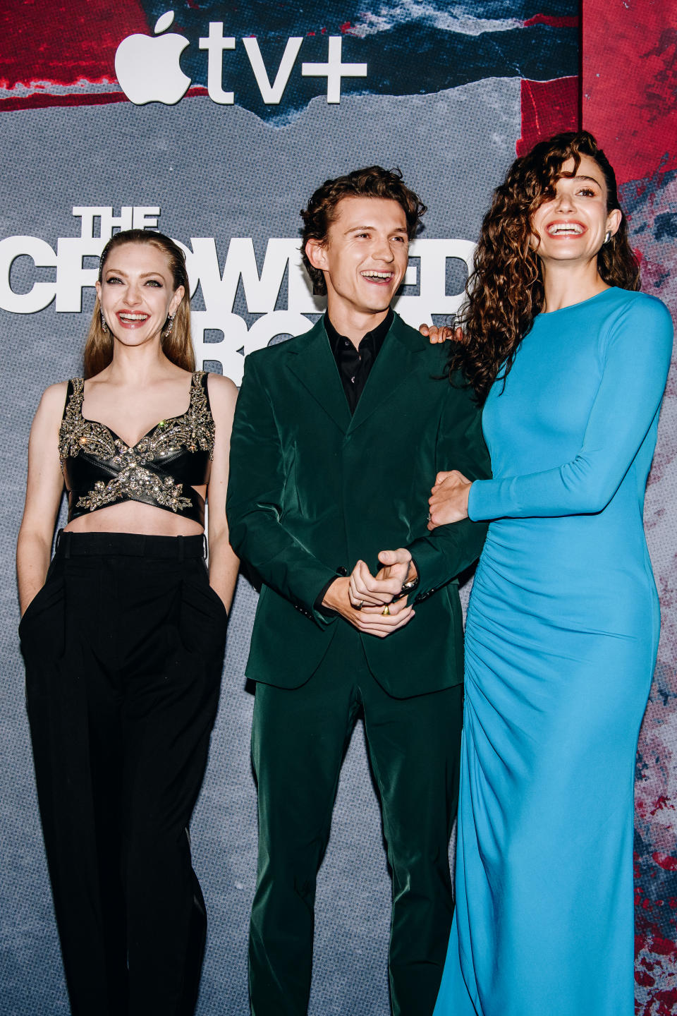 Amanda Seyfried, Tom Holland and Emmy Rossum