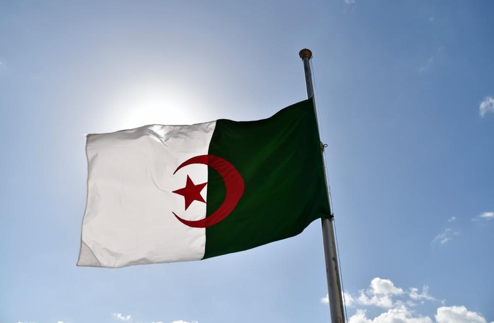 Le drapeau algérien (PHOTO D'ILLUSTRATION). - RYAD KRAMDI / AFP