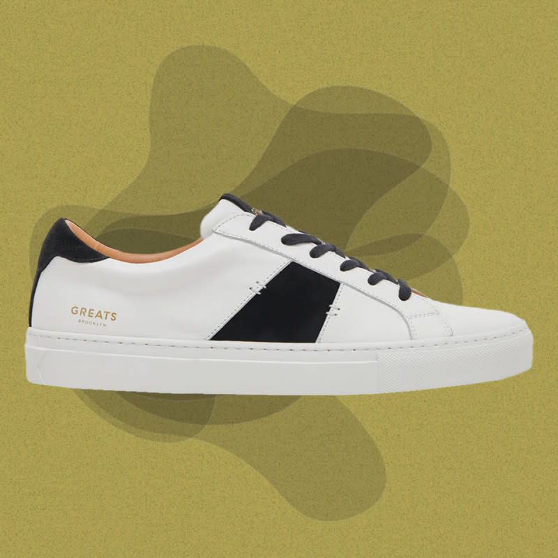 <p>Courtesy of Greats</p><p>Greats makes the perfect minimalist sneakers that won’t break the bank. That doesn’t mean they’re cheap, but the sub $200 sneakers are cut from leather or suede and handmade in Portugal for a final product that’s worth the cost. The Royale is their signature shoe and their best sneaker for men. For the 2.0 version, they didn’t mess with perfection, but they did subtly tweak it. The fit is more ergonomic, while the signature side panel is tapered rather than parallel, giving the shoes a slightly sportier look.</p><p>[$189; <a href="https://click.linksynergy.com/deeplink?id=b8woVWHCa*0&mid=46753&u1=mj-bestmenssneakers-jzavaleta-0923-update&murl=https%3A%2F%2Fwww.greats.com%2Fproducts%2Fthe-royale-2-0-white-black-mens" rel="nofollow noopener" target="_blank" data-ylk="slk:greats.com;elm:context_link;itc:0;sec:content-canvas" class="link ">greats.com</a>]</p>