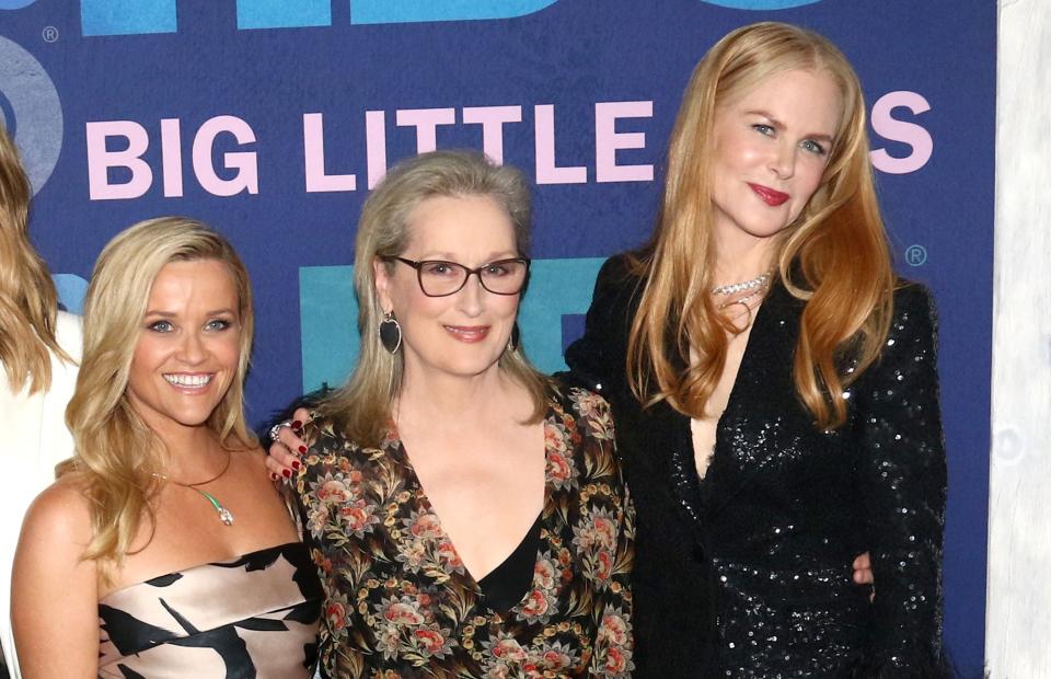 Die "Big Little Lies"-Stars Reese Witherspoon, Meryl Streep und Nicole Kidman. (Bild: ddp images)