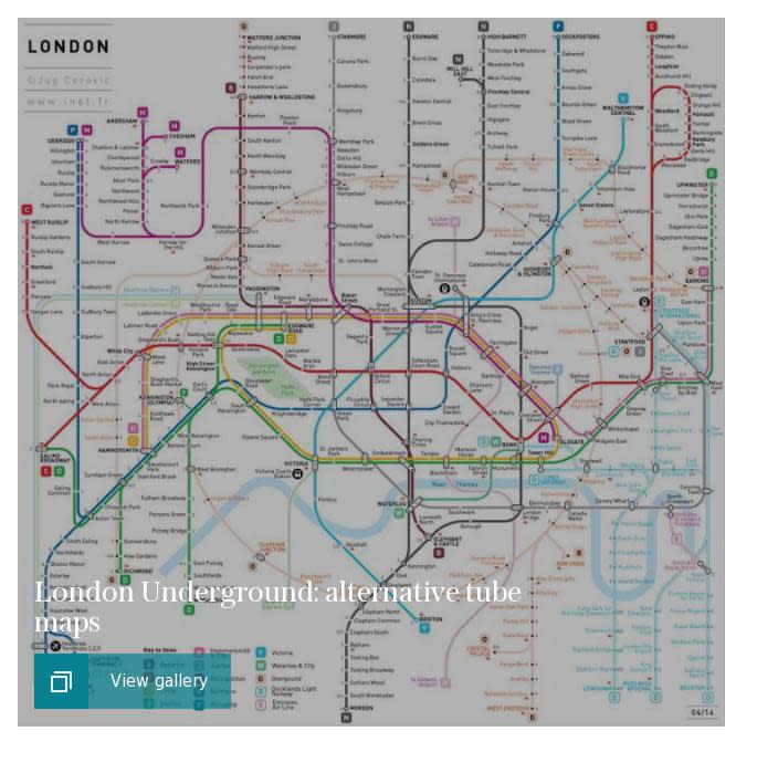 London Underground: alternative tube maps