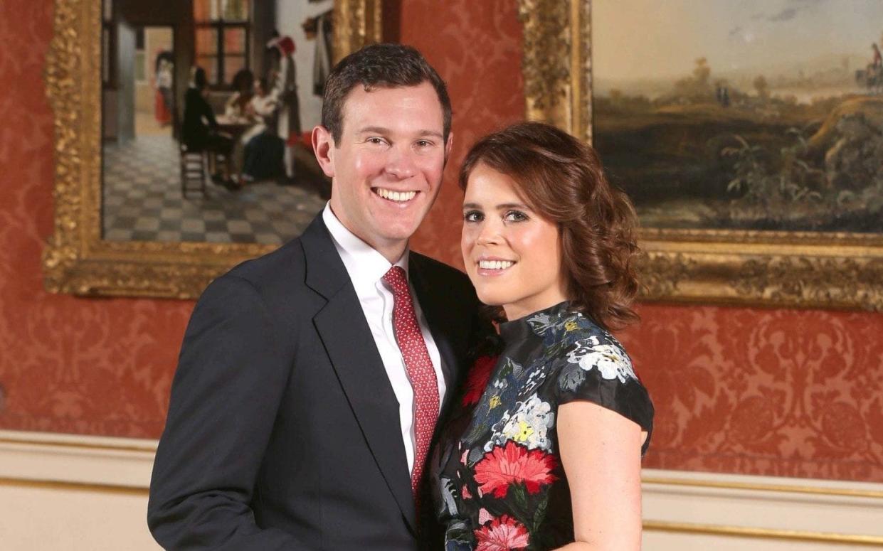 Princess Eugenie and her fiance Jack Brooksbank are to marry tomorrow in front of 800 guests at St George's Chapel, Windsor Castle - PA