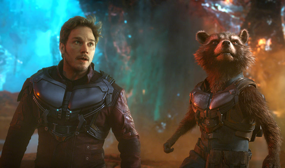 <p>A welcome dose of idiosyncrasy in the Marvel universe, James Gunn’s <i>Guardians</i> ensemble is even weirder and more delightful in this second go-round. While the plotting is haphazard, the film’s manic energy, psychedelic space visuals, and plentiful toddler Groot scenes are impossible to resist — not to mention the killer soundtrack. —<i>G.W.</i> (Photo: Marvel)<br><br></p>