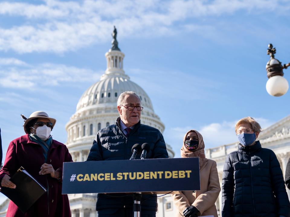 Chuck Schumer cancel student debt