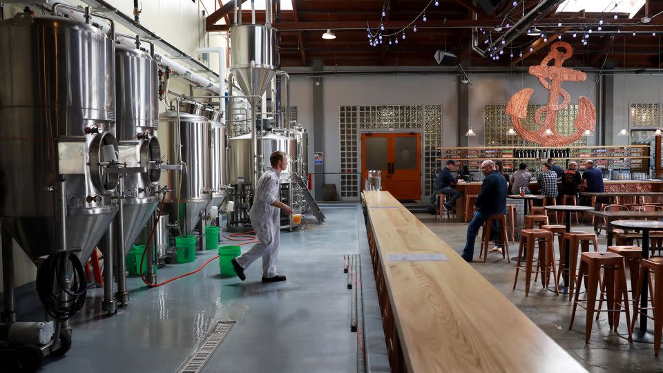 Anchor Brewing in a 2019 photo. - Yalonda M. James/San Francisco Chronicle/Getty Images