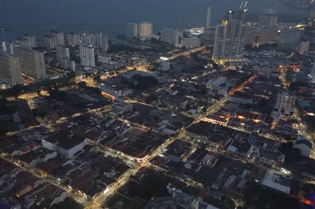 A general view of Penang skyline