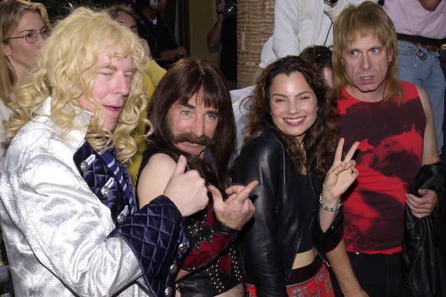 <p>Chris Weeks/Liaison</p> David St. Hubbins (left) , Derek Smalls, Fran Drescher and Nigel Tufnel in Hollywood on Sept. 5, 2000