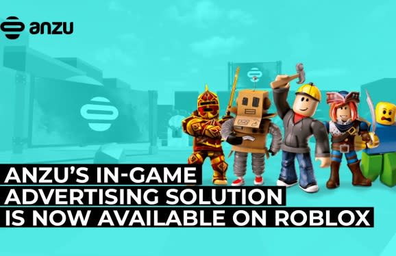 Anzu's in-game ad tech is now available on Roblox.