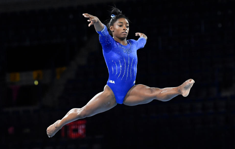 The gymnastics superstar has a chance to break multiple medal records and write herself into the Code of Points at the world championships this month.