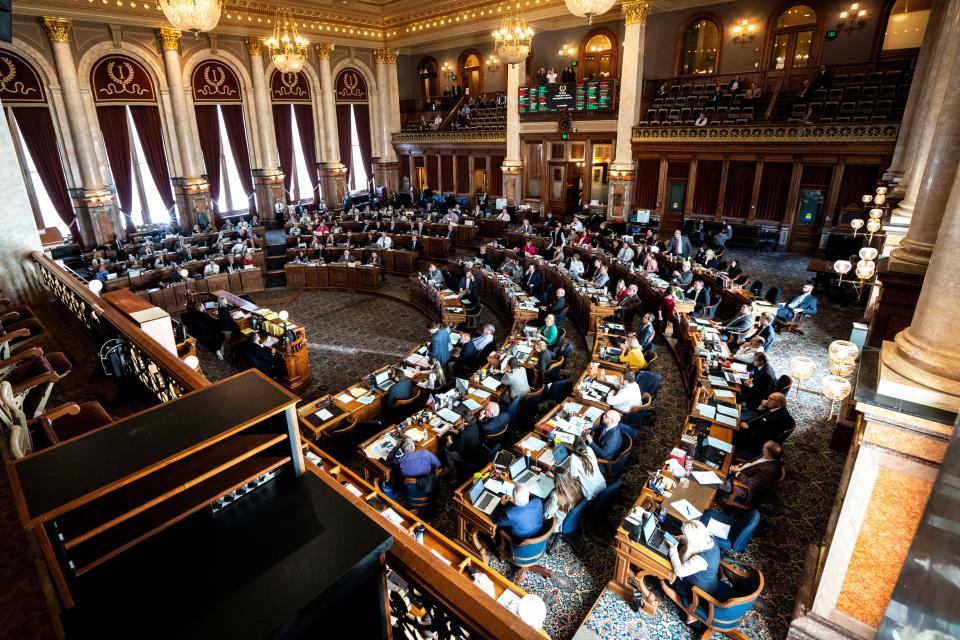 The Iowa House of Representatives.
