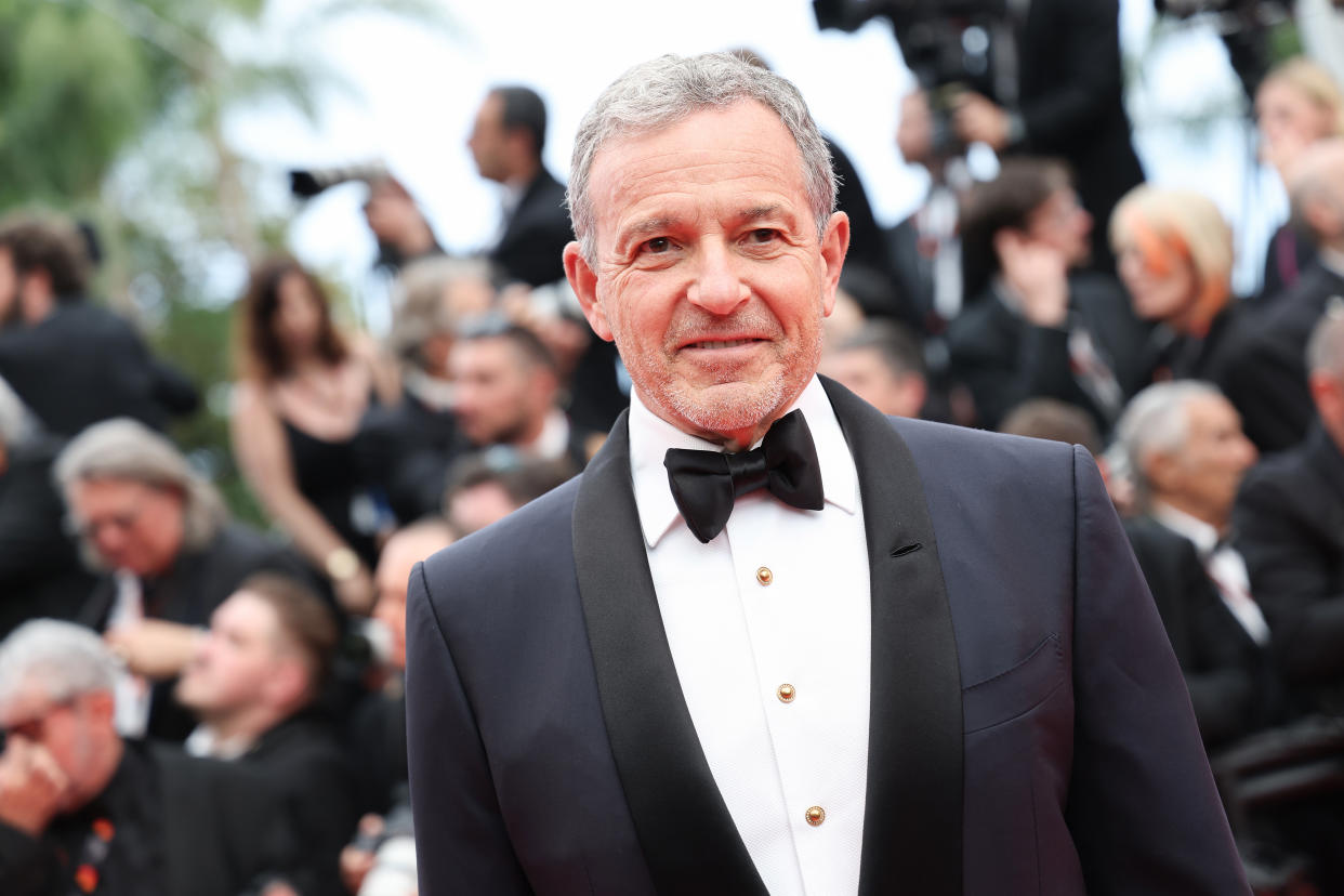 Disney CEO Bob Iger is pictured in a tuxedo at the Cannes film festival.