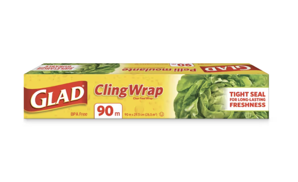 Glad Cling Wrap Food Plastic Wrap (photo via Canadian Tire)