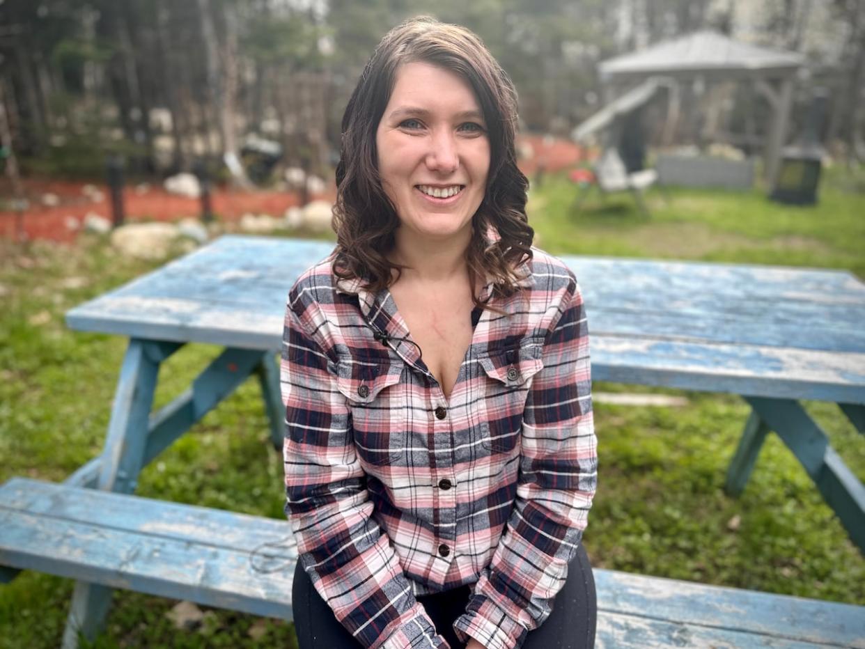 Alexia Pardy, a mother of two in Conception Bay South, is one of hundreds of parents in Newfoundland and Labrador on multiple wait-lists for child care.  (Sarah Antle/CBC - image credit)