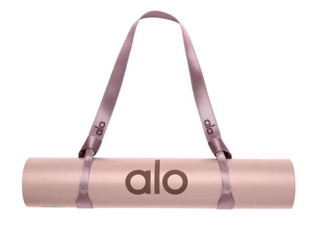 alo yoga mat strap - smoky quartz