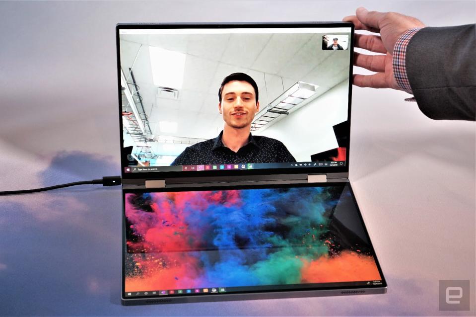 Dell "Concept Duet" dual-screen laptop hands-on at CES 2020