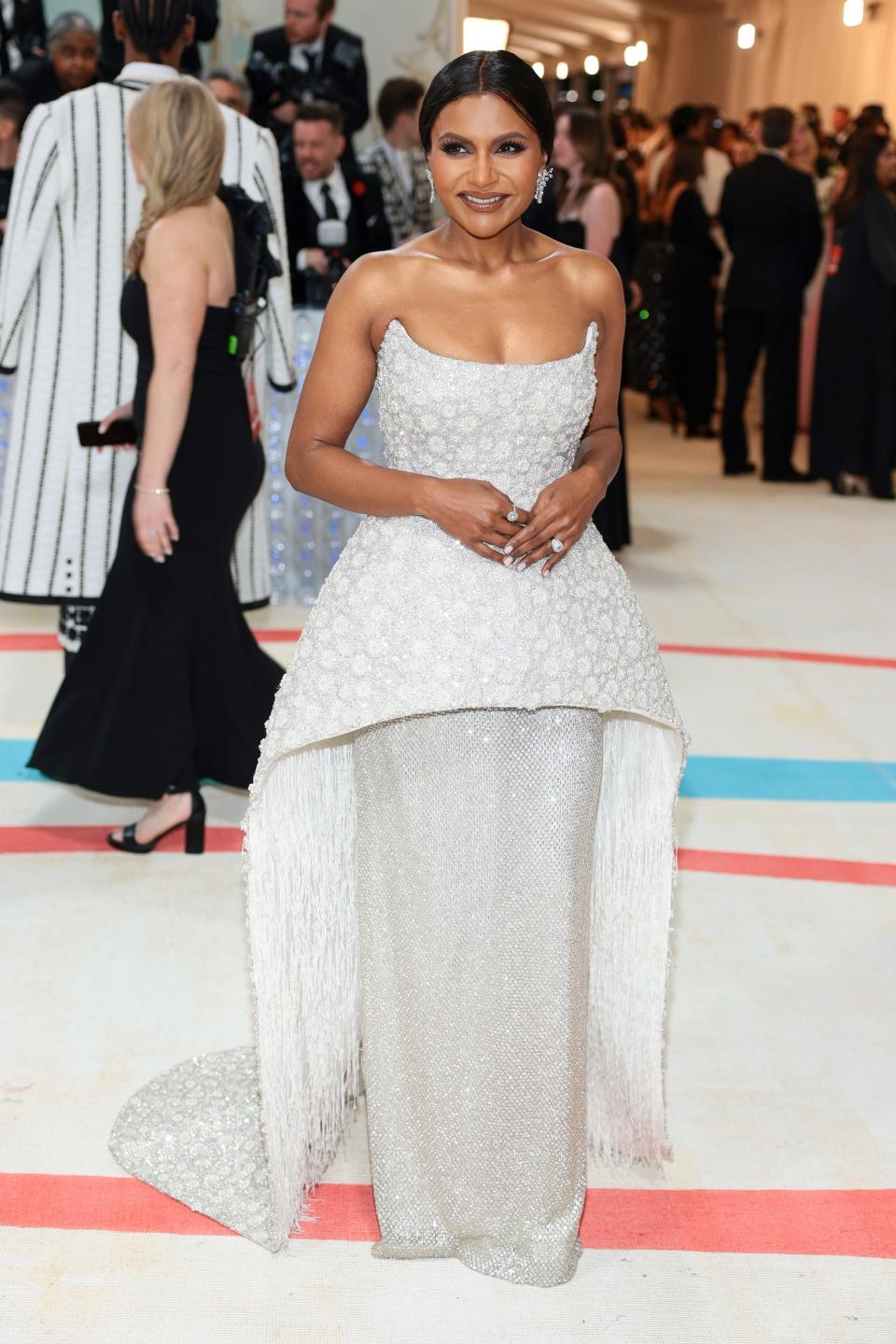 Mindy Kaling attends the 2023 Met Gala.
