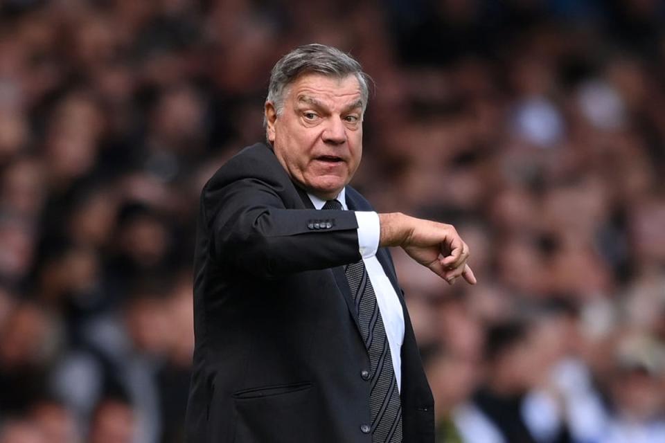 Sam Allardyce was brought in at Leeds with just four games of the season left (Getty Images)