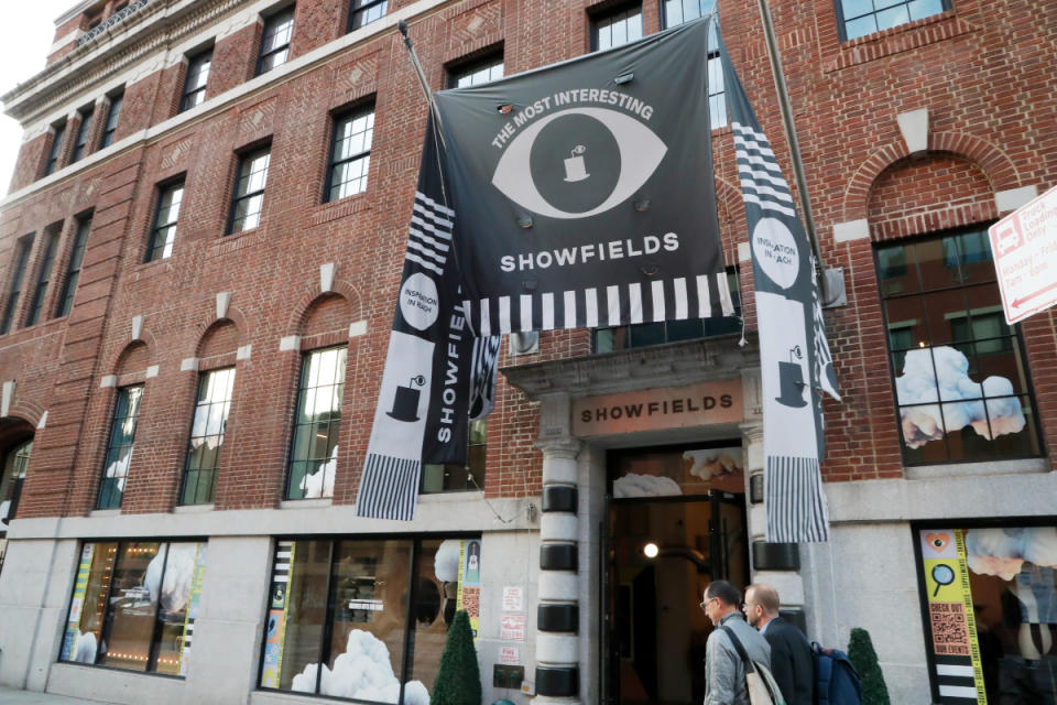 NEW YORK, NEW YORK - SEPTEMBER 29: A view of the venue during the fileist powered by GoDaddy Launch Event at SHOWFIELDS NYC at Showfields on September 29, 2022 in New York City.
