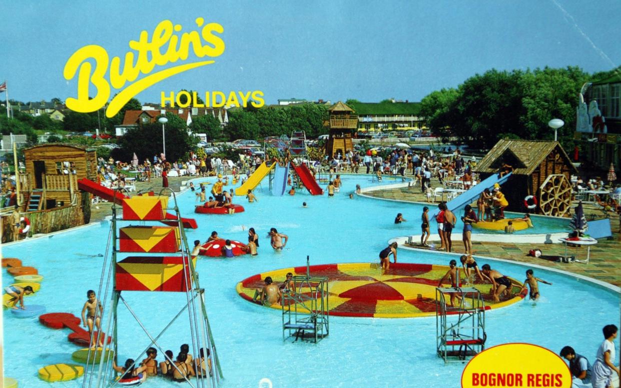 Butlins' Bognor Regis resort in a catalogue from the 1960s