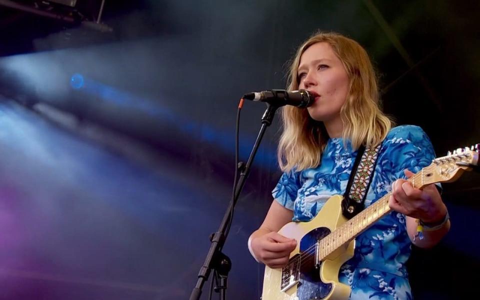 Julia Jacklin on the Park Stage  - Credit: BBC