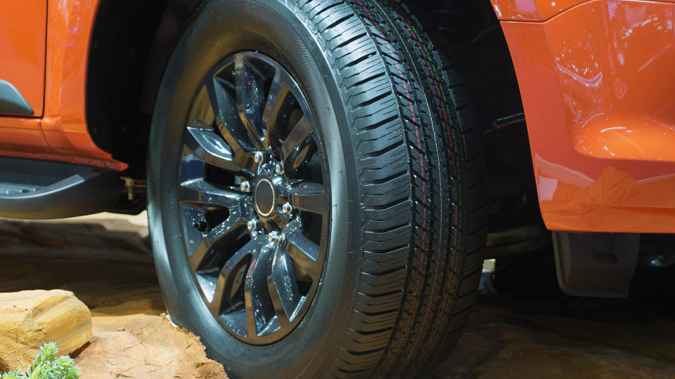 truck with large tires