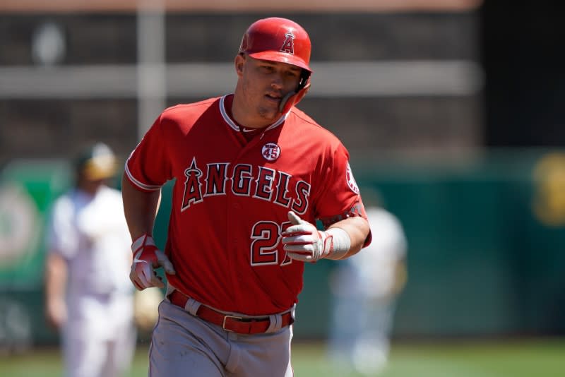 FILE PHOTO: MLB: Los Angeles Angels at Oakland Athletics