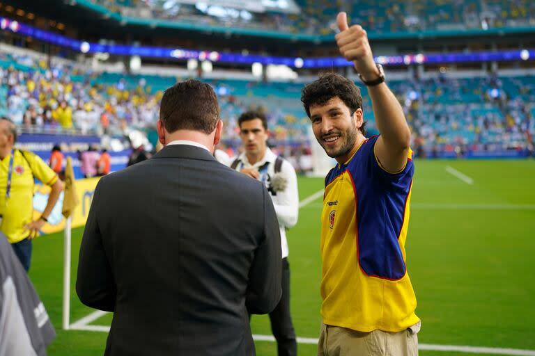 Sebastián Yatra en el Hard Rock Stadium.