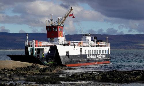 A ferry in Scotland