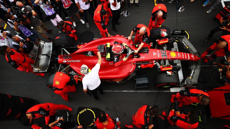 Charles Leclerc at the Monaco Grand Prix