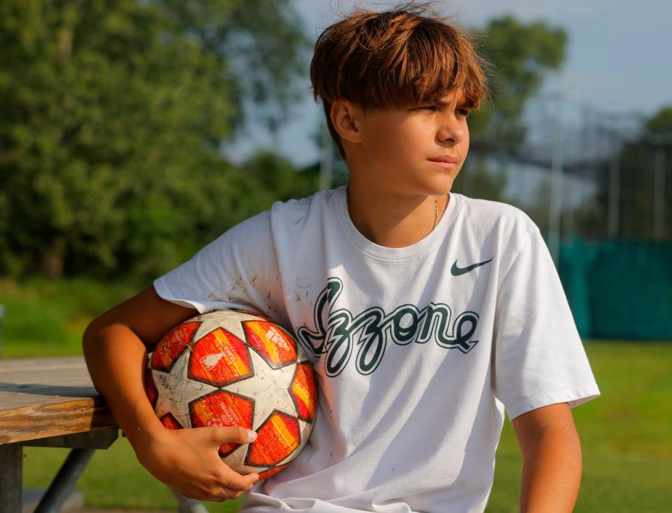 Matthew Burris, 13, was able to attend soccer camp this summer after all. Matthew had a mild case of COVID in January but shortly after started developing breathing problems, especially on the soccer field.