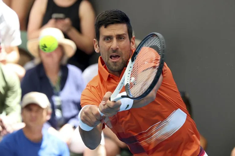 Tras la deportación de enero de 2022, Djokovic volvió a jugar en Australia: aquí, en dobles, en el ATP de Adelaida 