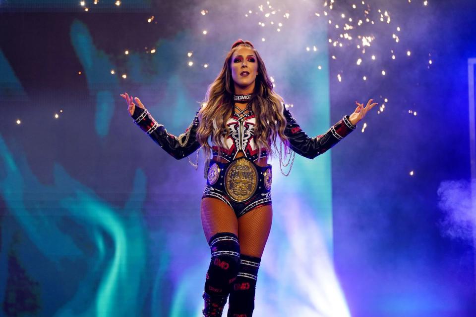 aew women's champion dr britt baker