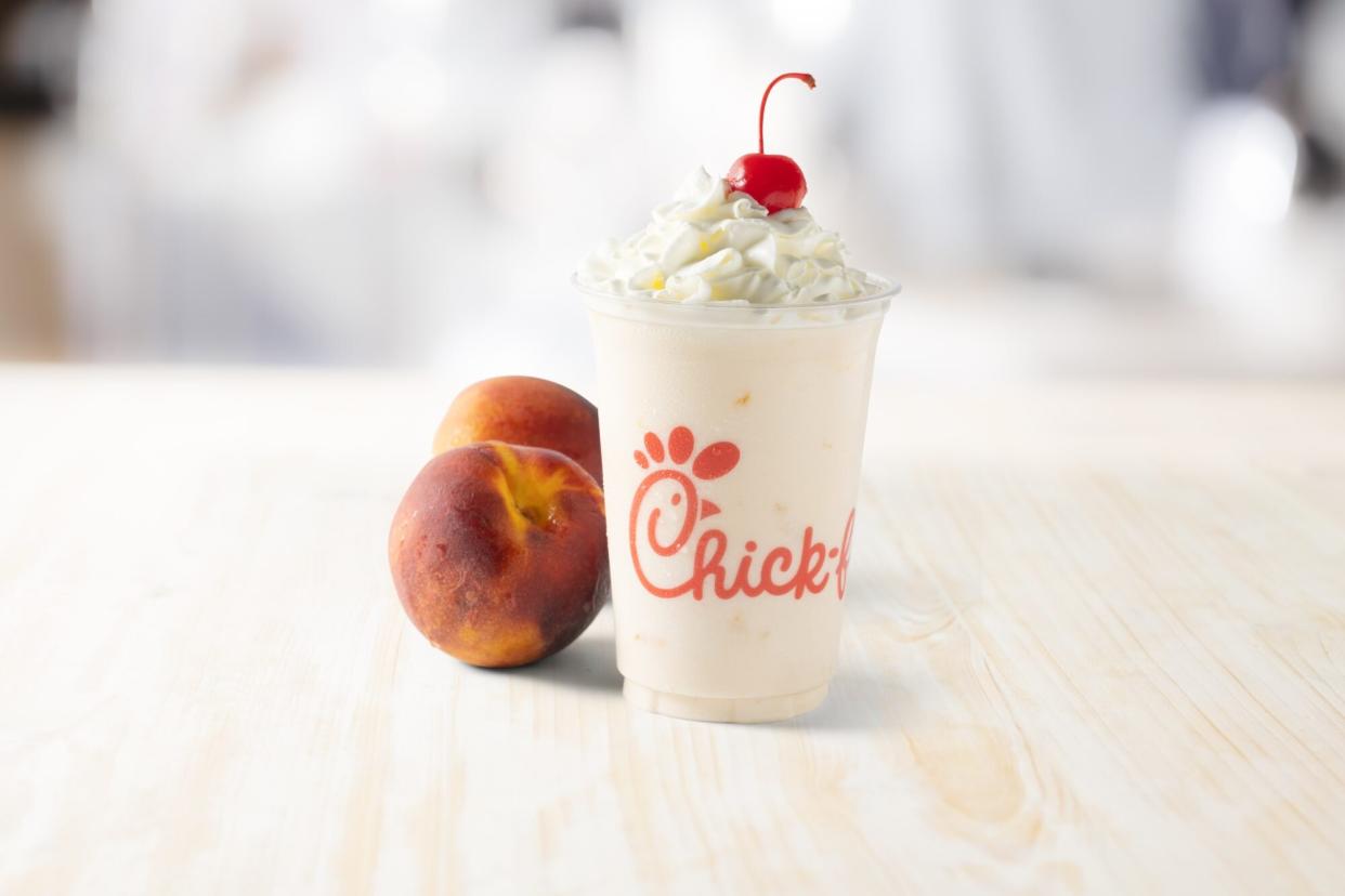 ChickfilA Officially Kicks Off Summer with Return of Peach Milkshake