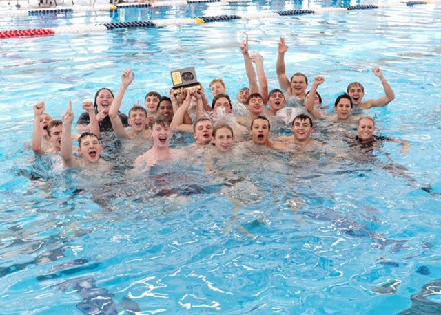 Crimson Cliff High School’s boys swim team won the Region 9 championship at Utah Tech on Saturday. | Provided by Crimson Cliffs