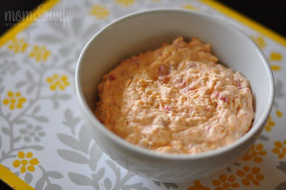 <strong>Get the <a href="http://momandwife.com/2012/01/the-best-homemade-pimento-cheese/" target="_blank">Bobby's Pimento Cheese recipe</a> from Mom & Wife</strong>
