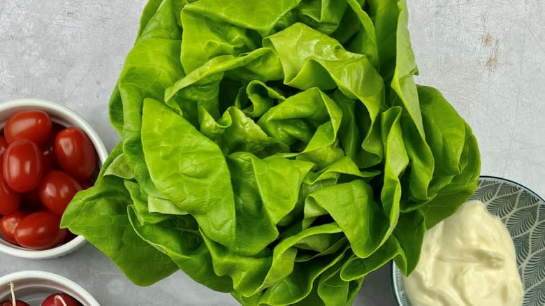 head of butter lettuce