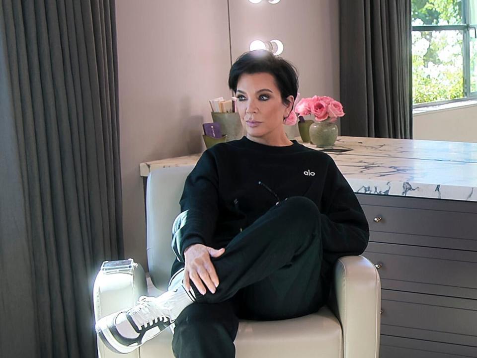 Kris Jenner always has advice for her daughters. (Disney+)