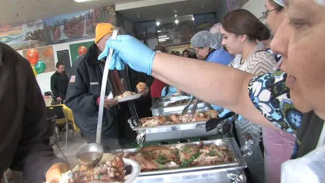 The annual Community Thanksgiving Dinner at the Red Rock Canyon School is scheduled for 11 a.m. to 4 p.m. on Thursday. A popular St. George tradition since 1973 hosted by Frank Habibian and his family along with the Stephen Wade Auto Group, the event is free to the public and is expected to serve more than 3,500 dinners this year.