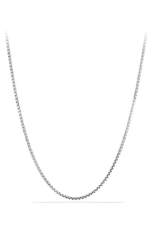 29) Small Box Chain Necklace