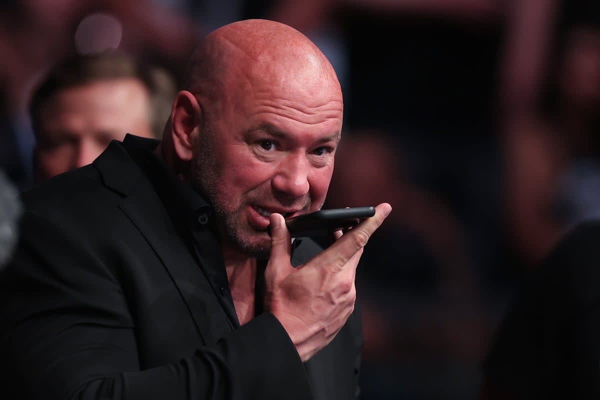 File: President of the Ultimate Fighting Championship, Dana White attends UFC 274 at Footprint Center in Phoenix, Arizona (Getty Images)