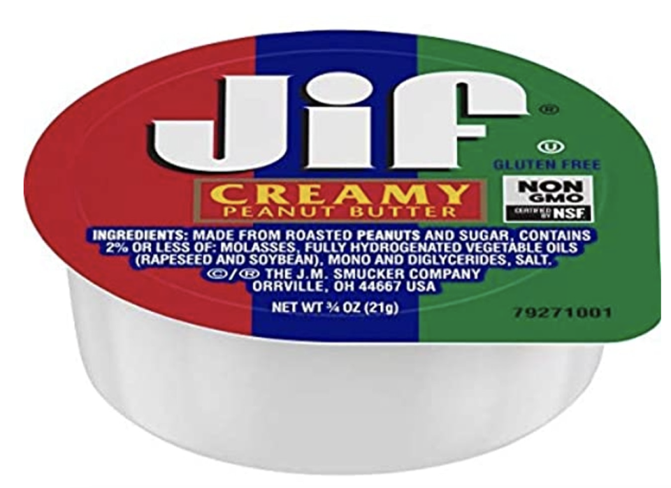 Jif Creamy Peanut Butter Portion Control Cup