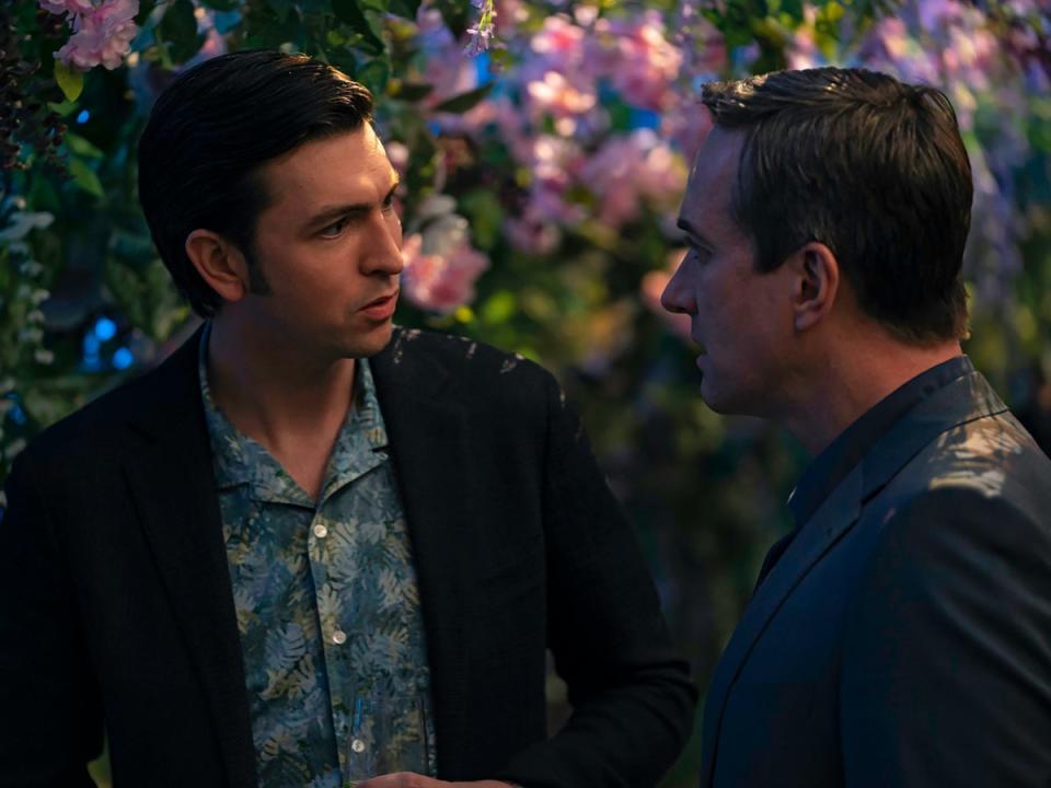 Nicholas Braun y Matthew Macfadyen en ‘Succession’ (HBO/Macall B Polay)