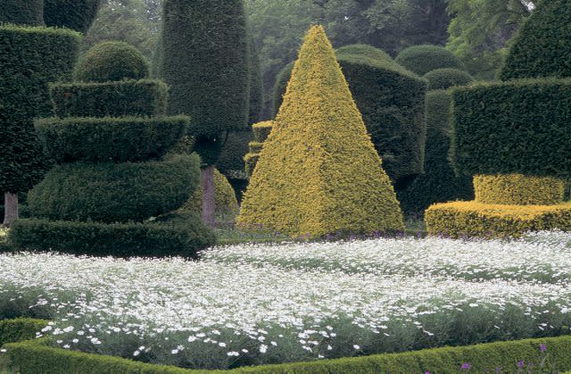 PARC ET JARDIN DE LEVENS HALL, GRANDE BRETAGNE. (Photo by Lou GRIVE/Gamma-Rapho via Getty Images)