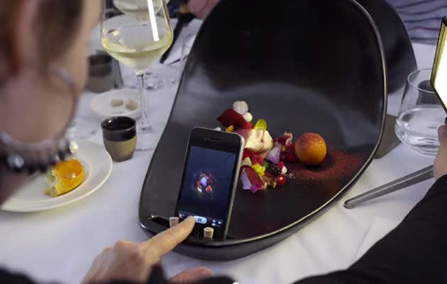 These plates are made for Instagramming! Photo: YouTube.