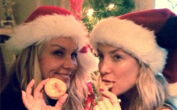 Kate Hudson enjoys a Christmas Cookie Bake-Off at a Tree Trimming Party - @katehudson/Instagram