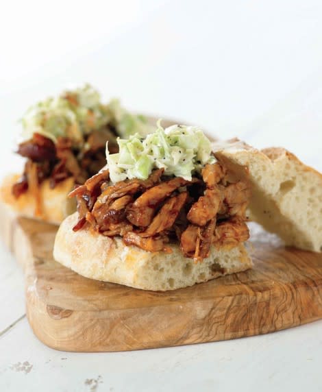 Pulled Chicken Barbecue Sandwiches