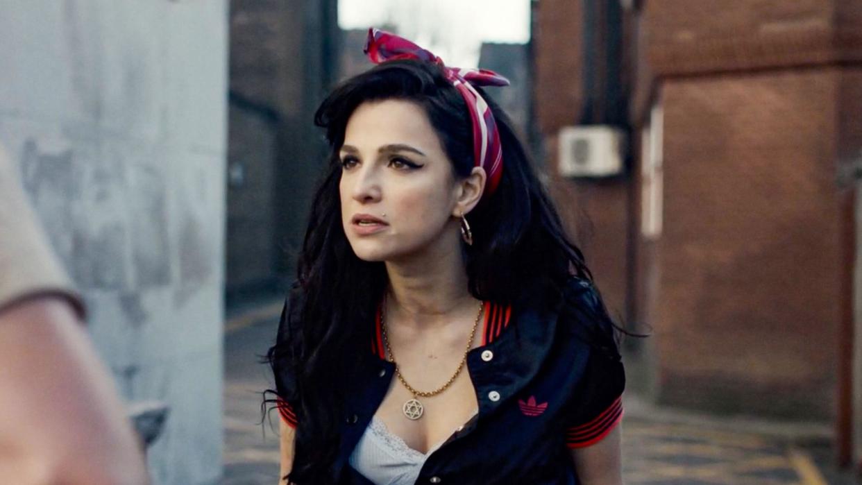 Marisa Abela as Amy Winehouse in Back to Black, which has just been added to Netflix. (StudioCanal/Focus Features/Alamy)