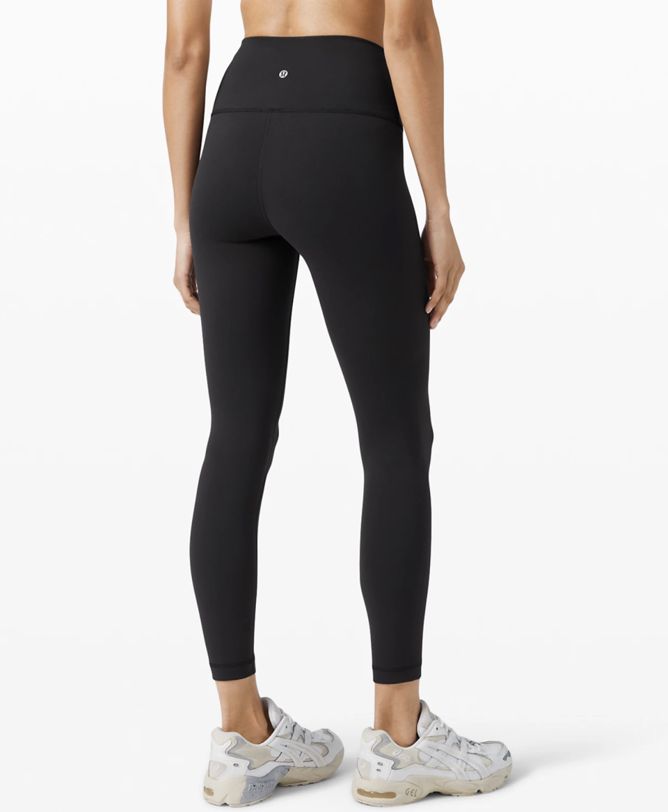 <p><strong>Lululemon</strong></p><p>lululemon.com</p><p><strong>$98.00</strong></p><p><a href="https://go.redirectingat.com?id=74968X1596630&url=https%3A%2F%2Fshop.lululemon.com%2Fp%2Fwomens-leggings%2FWunder-Train-HR-Tight-25%2F_%2Fprod9750562&sref=https%3A%2F%2Fwww.seventeen.com%2Ffashion%2Ftrends%2Fg33660599%2Fbest-black-leggings%2F" rel="nofollow noopener" target="_blank" data-ylk="slk:Shop Now;elm:context_link;itc:0;sec:content-canvas" class="link ">Shop Now</a></p><p>Lululemon's Wunder Under is a cult-favorite, but I love this take on the tight. They're super soft and quick-drying – the ultimate tight for those hardcore workouts. </p>