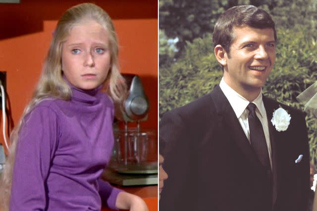 <p>CBS </p> Eve Plumb as Jan Brady and Robert Reed as Mike Brady in 'The Brady Bunch'